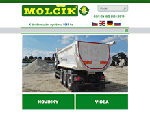 Tablet Screenshot of molcik.eu